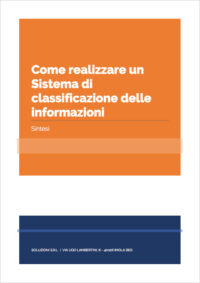 Come realizzare un sistema di classificazione delle informazioni